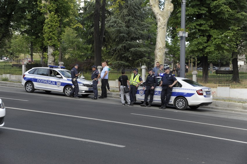 Policija u Bulevaru oslobođenja