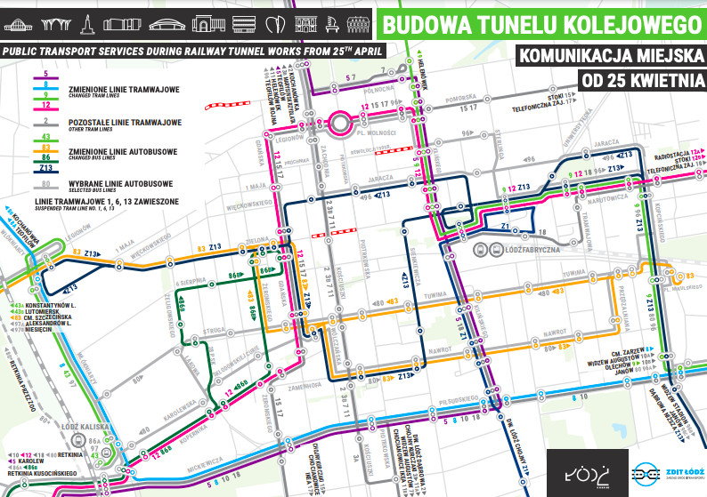 Tunel średnicowy w Łodzi - rozpoczęła się budowa stacji Śródmieście