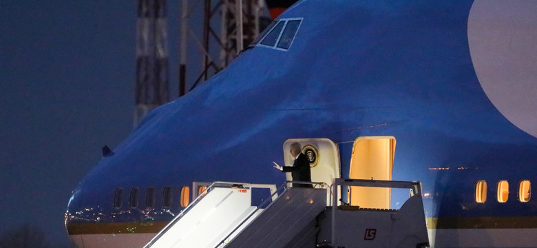 Air Force One z prezydentem Bidenem odleciał z lotniska Chopina