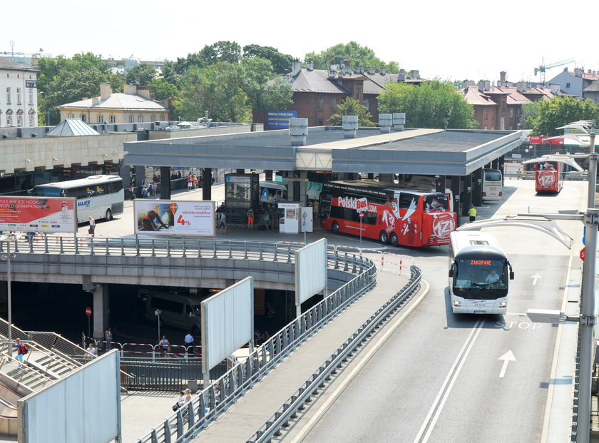Dworzec autobusowy w Krakowie