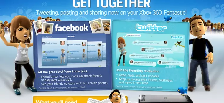 Wyciek: Twitter, Facebook i Last.fm na X360 już 17 listopada