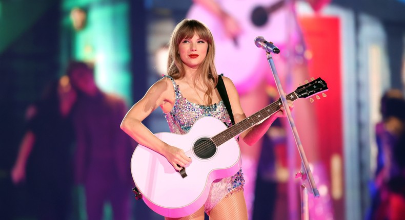 Taylor Swift performs onstage for the opening night of her Eras Tour on March 17, 2023.John Shearer/Getty Images for TAS Rights Managemen