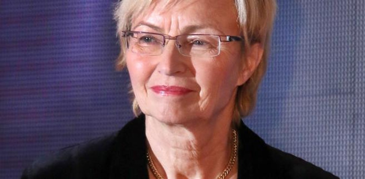 Profesor Lena Kolarska-Bobińska, minister nauki i szkolnictwa wyższego.