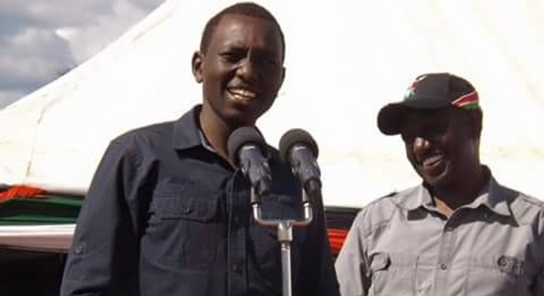 Deputy President William Ruto with his son Nick Ruto