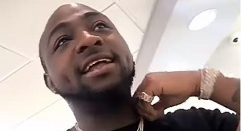 Davido can't stop showing off his expensive jewellery