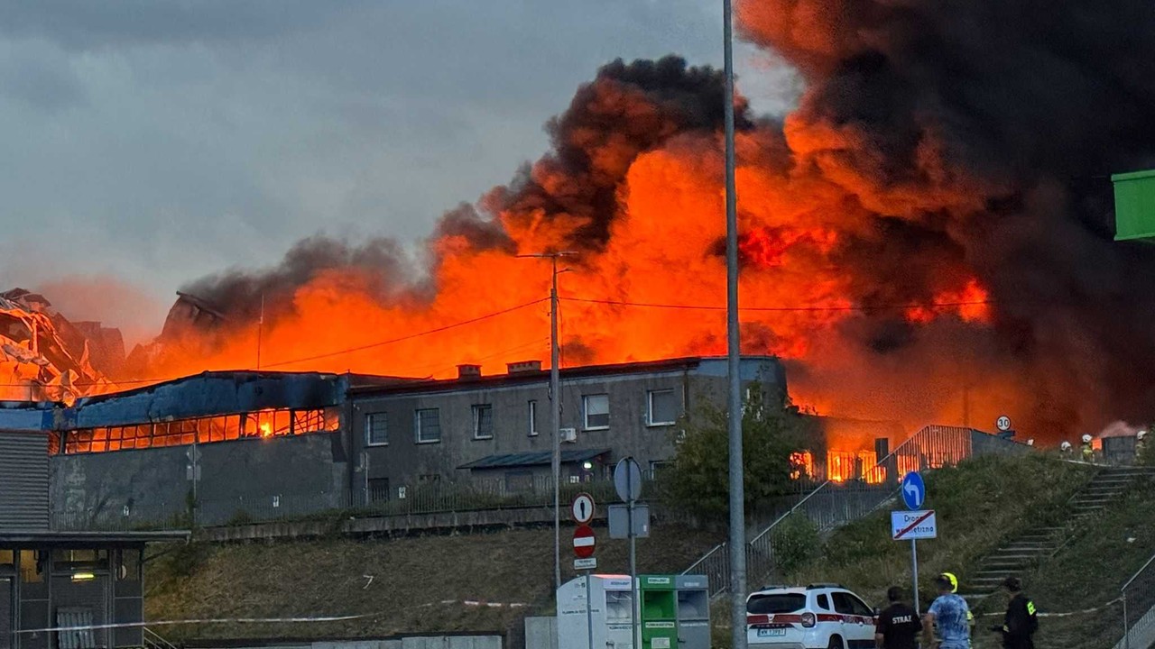 Gigantyczny pożar w Mińsku Mazowieckim. 