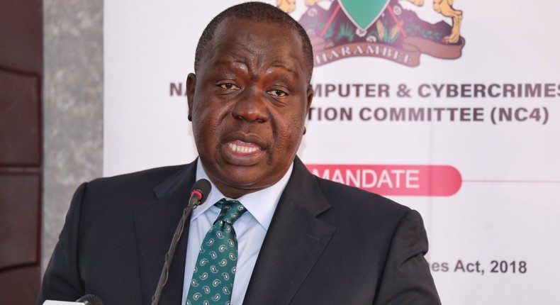 CS Fred Matiang'i addresses fears of internet shutdown during August General Election