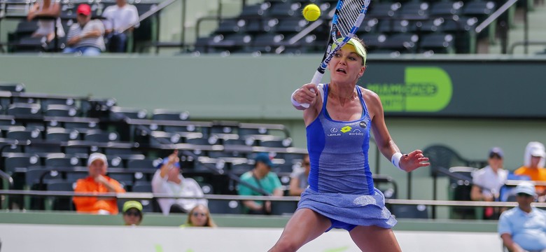 WTA w Miami: Świetny pierwszy set. Potem Radwańska grała coraz gorzej. Polka odpadła w 1/8 finału