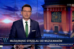 wiadomości, tvp, ziemiec, screen, muzułmanie, manipulacja