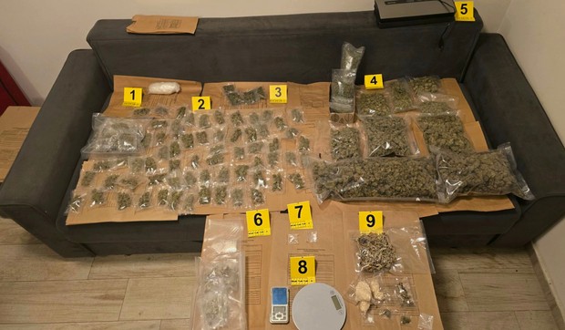 Zaplena droge na Vračaru 