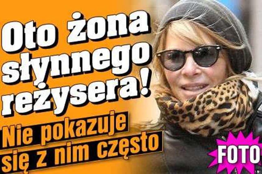 Oto żona słynnego reżysera! Nie pokazuje się z nim często