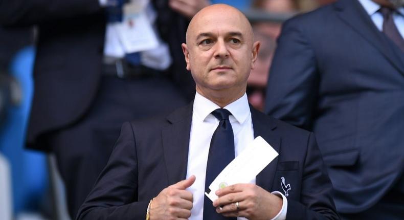 Tottenham chairman Daniel Levy has apologised for his role in the failed European Super League (ESL) project Creator: Oli SCARFF