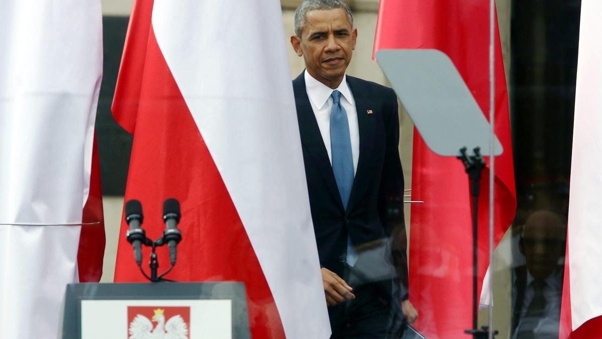 WARSZAWA PLAC ZAMKOWY 25-LECIE WOLNOCI OBCHODY Barack Obama 