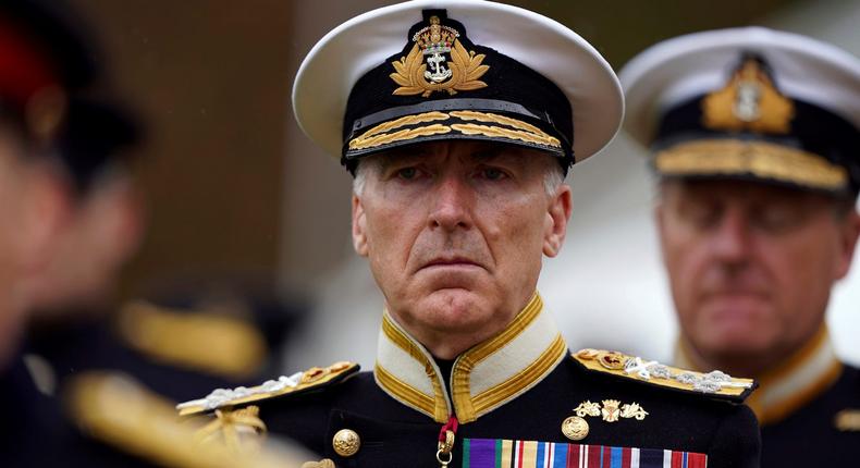 Admiral Sir Tony Radakin in London in May 2023.Andrew Milligan/Pool via AP