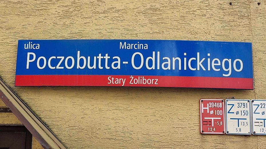 Ulica Poczobutta-Odlanickiego na Żoliborzu