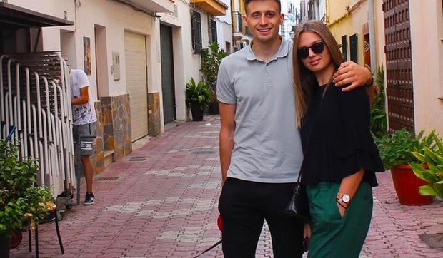 Aleksa Avramović sa ženom