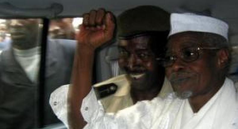 Former Chadian leader carried into Senegal court for trial