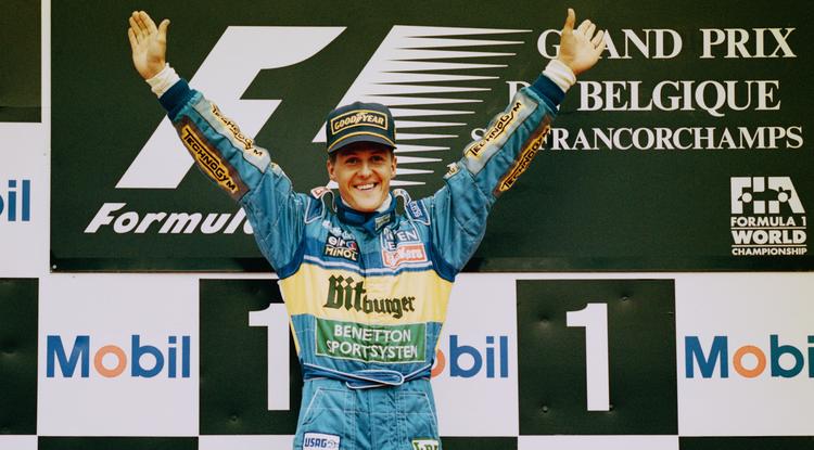 Michael Schumacher 1995-ben Fotó: Getty Images