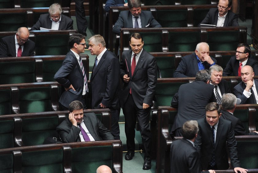 Radek Sikorski, marszałek Sejmu i były minister spraw zagranicznych w nowym miejscu pracy