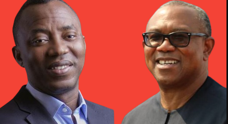 Omoyele Sowore criticised Peter Obi's visit to ex-military leaders (Livenews)