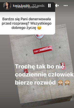 Katarzyna Zięciak na Instagramie