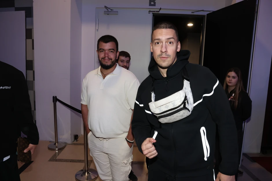 Baka Prase na premijeri filma