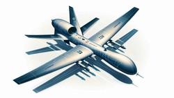 ISW: Rosja po raz pierwszy użyła "czarnych dronów". Ich materiał pochłania sygnał radarów