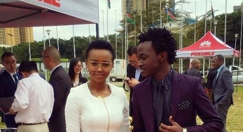 Huddah Monroe and Bahati