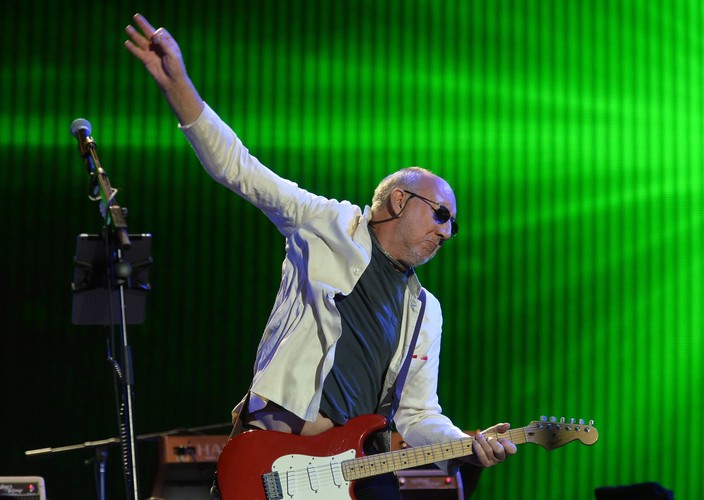 Pete Townshend z The Who na Glastonbury 2015