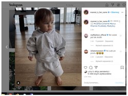 "Szpan jest koniecznością..." Awantura o stylizację małego Noah na profilu Sary Boruc