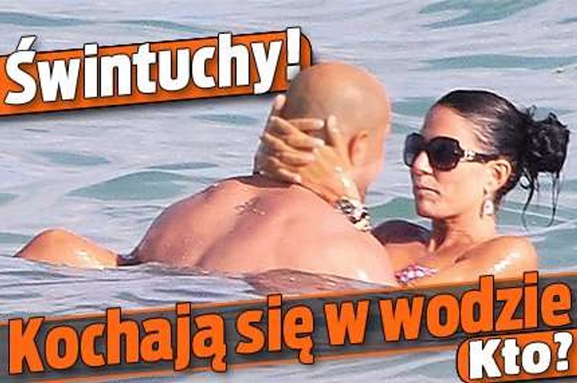 Świntuchy! Kochają się w wodzie. Kto?