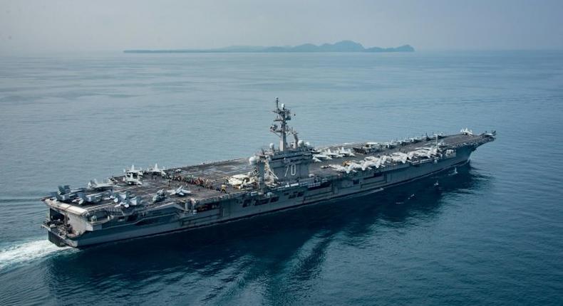 USS Carl Vinson carrier battle group, which President Donald Trump boasted was the armada to bring North Korea to heel is instead carrying out drills off Australia