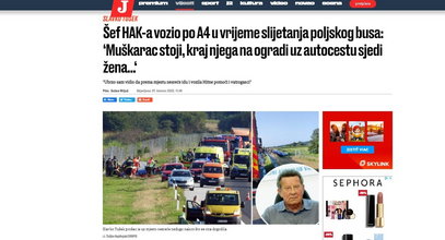 Minuty po wypadku minął wrak polskiego autokaru. Chorwat opowiada, co zobaczył