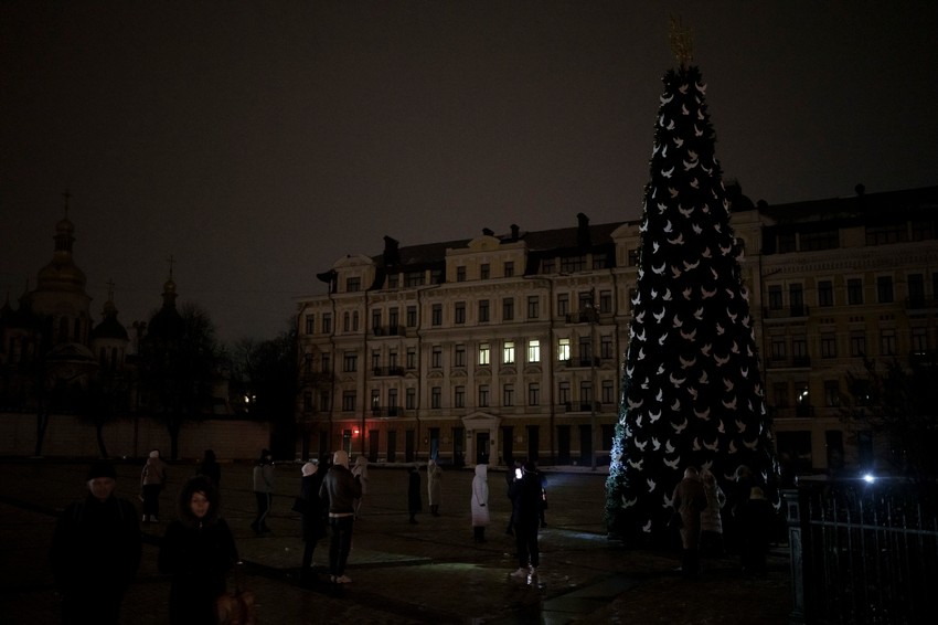 Jelka na Trgu Sofija u Kijevu