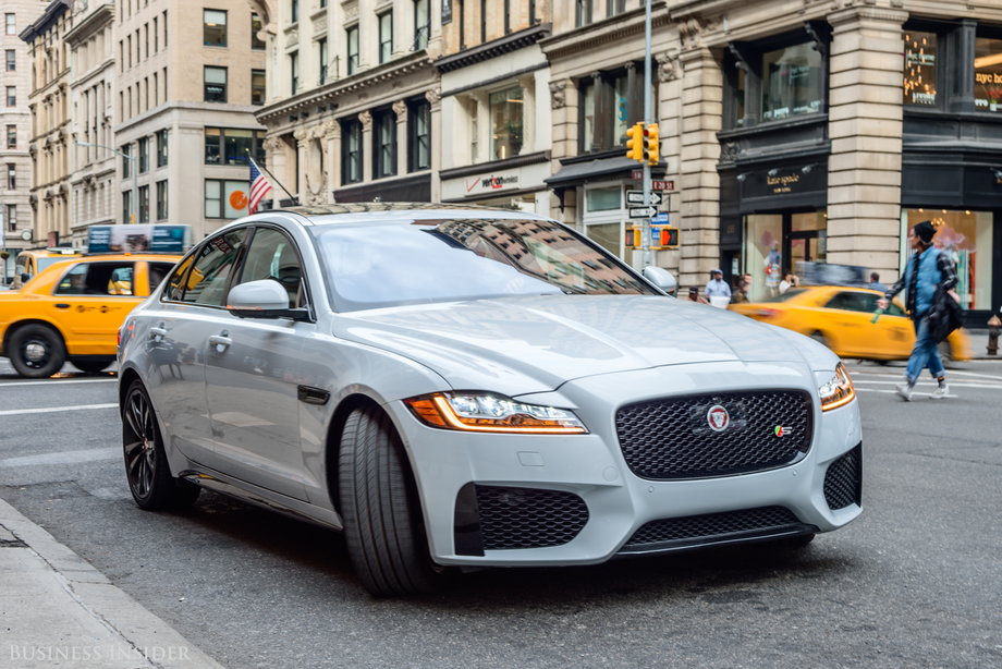 To drive, the XF is a joy. Even at more than 16-feet-long and nearly 3,800 pounds, the Jag proved to be surprisingly nimble. I'm not saying it's as light on its radials as a Miata or an F-Type, but for a big comfy sedan, the XF's athleticism deserves recognition.