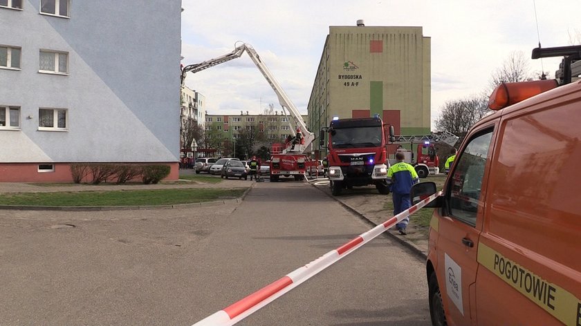 Pożar wieżowca w Pile. Ewakuowano 40 osób