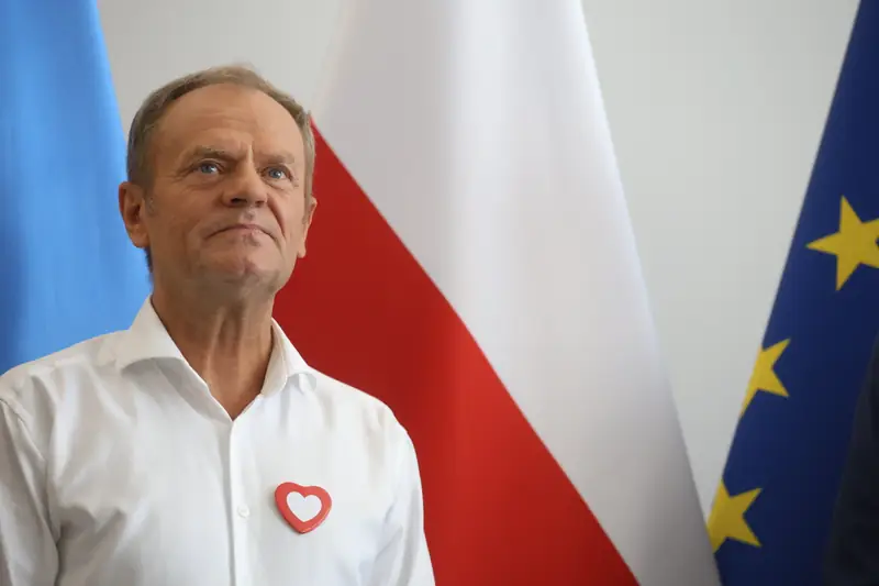 Donald Tusk w sierpniu 2023 r.