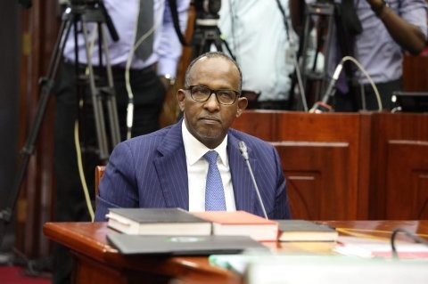 Aden Duale appears before the National Assembly Committee of Appointments on Monday, October 17, 2022.