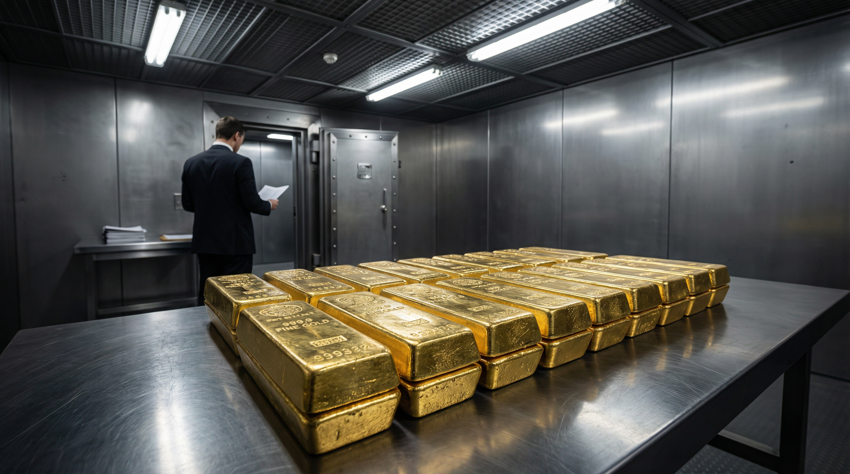 El oro marca récord histórico de 5.100 dólares por onza tras rally del 64% en 2025