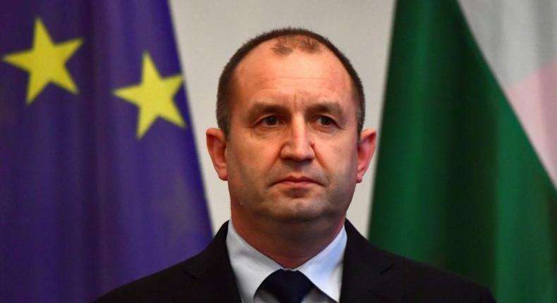 Bulgaria's President Rumen Radev.