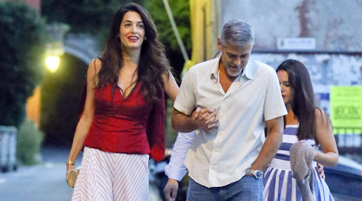 Amal és George Clooney / Fotó: Northfoto