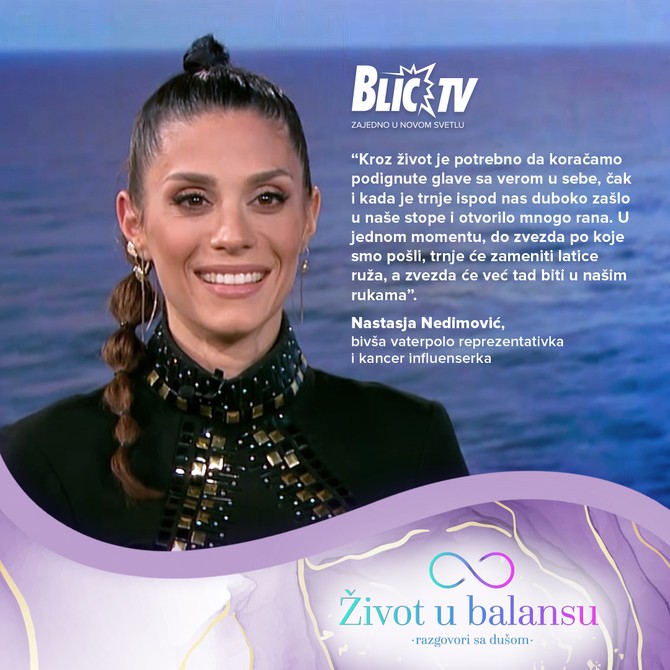 Nastasja Nedimović u emisiji "Život u balansu - razgovori sa dušom" 