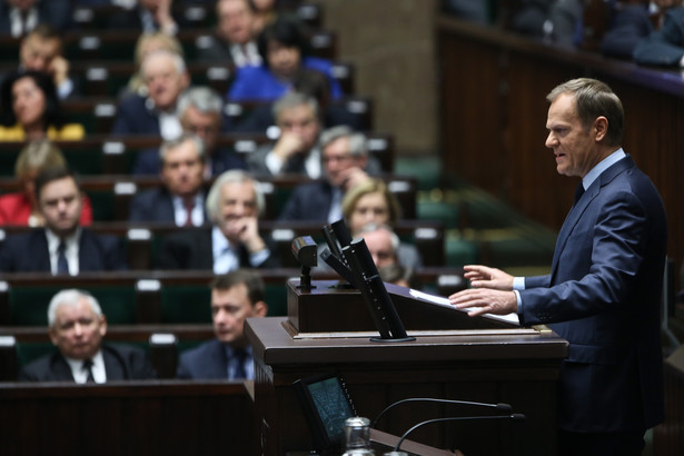 Premier Donald Tusk przedstawia informację nt. sytuacji na Ukrainie