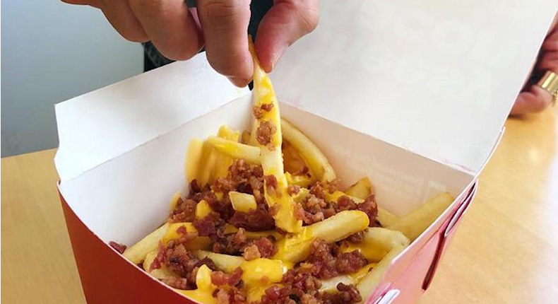 cheesy bacon fries