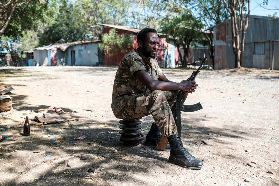 Etiopijski vojnik u Danši