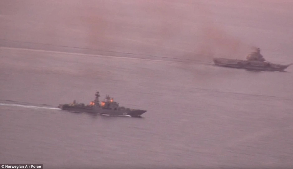 U floti koju predvodi "Admiral Kuznjecov" ima osam brodova