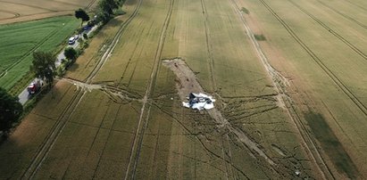 Katastrofa koło Pasłęka. Rozbił się wojskowy myśliwiec. Zginął pilot