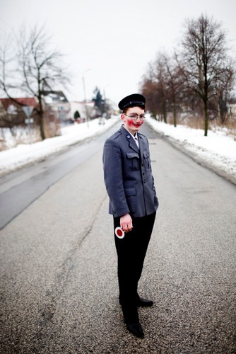 'Ścinanie śmierci', to plenerowe widowisko ludowe z okazji zakonczenia karnawalu i rozpoczecia Wielkiego Postu, Jedlińsk, okolice Radomia