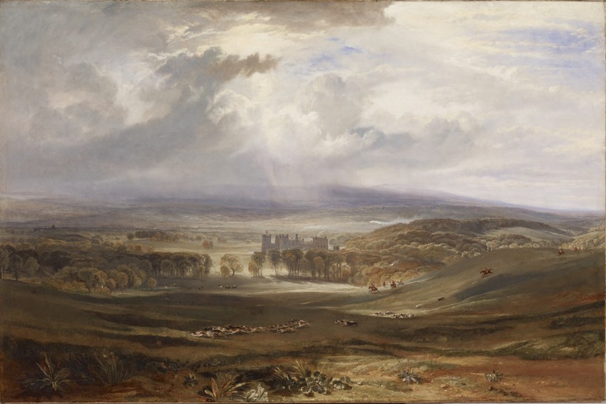 William Turner, Raby Castle, the Seat of the Earl of Darlington, 1817