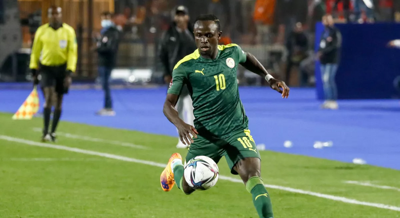 Sadio Mané en action pour le Sénégal, le 25 mars, en match de barrage face à l'Egypte - Getty Images